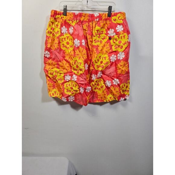 ITSSNOWDAY Snowday Red Snowflake Shorts XXL with Bag and Tags - Picture 11 of 15